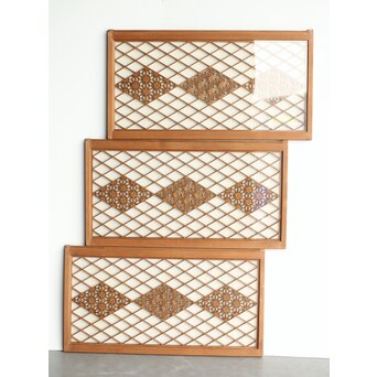 白木 小型組子書院/天袋　R0245