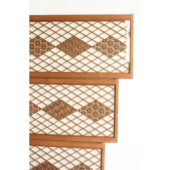 白木 小型組子書院/天袋　R0245 