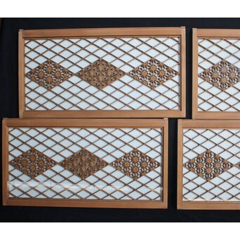 白木 小型組子書院/天袋　R0245 