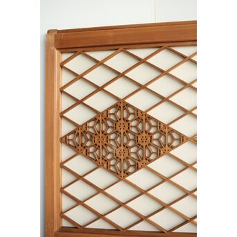 白木 小型組子書院/天袋　R0245 