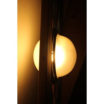 半球体照明付 ステンドガラス明り取り　GD0134 