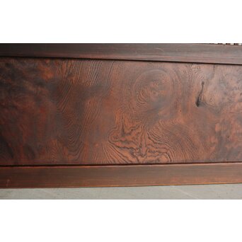 欅玉杢 黒格子戸 2枚1組　L1061 