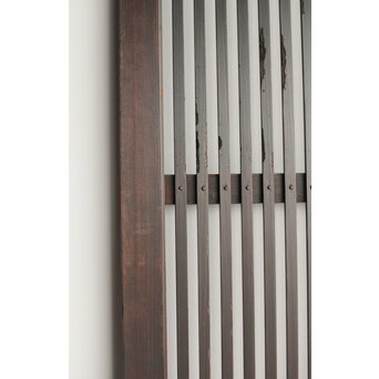 欅玉杢 黒格子戸 2枚1組　L1061 