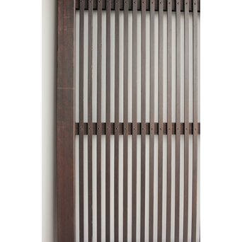 欅玉杢 黒格子戸 2枚1組　L1061 