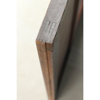 欅玉杢 黒格子戸 2枚1組　L1061 