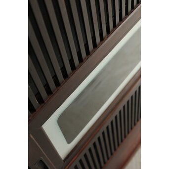 欅玉杢 黒格子戸 2枚1組　L1061 