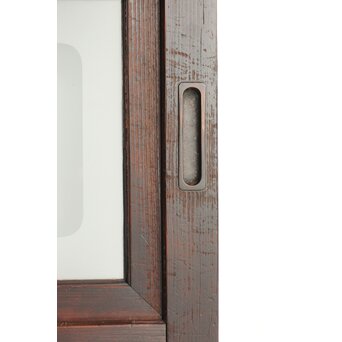 欅玉杢 黒格子戸 4枚1組　L1062 