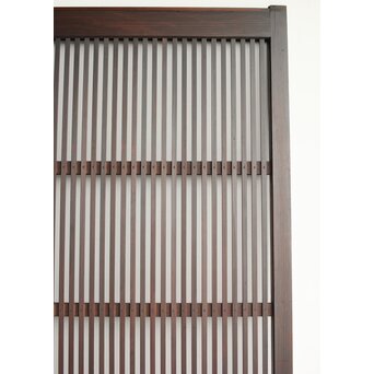 欅玉杢 黒格子戸 4枚1組　L1062 