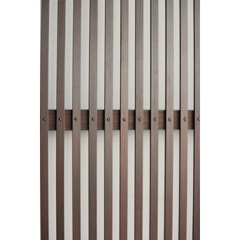 欅玉杢 黒格子戸 4枚1組　L1062 