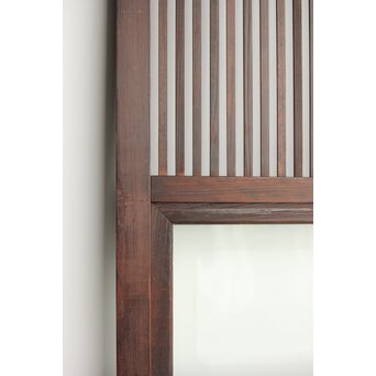 欅玉杢 黒格子戸 4枚1組　L1062 