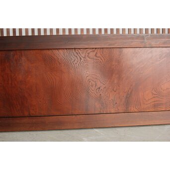 欅玉杢 黒格子戸 4枚1組　L1062 