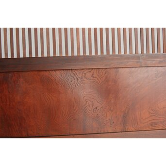 欅玉杢 黒格子戸 4枚1組　L1062 