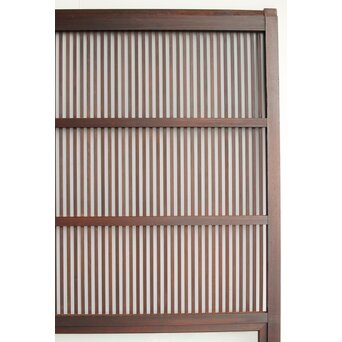 欅玉杢 黒格子戸 4枚1組　L1062 