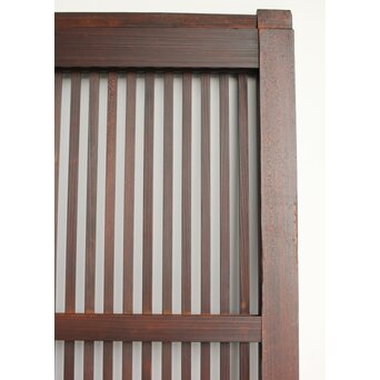 欅玉杢 黒格子戸 4枚1組　L1062 