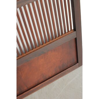 欅玉杢 黒格子戸 4枚1組　L1062 