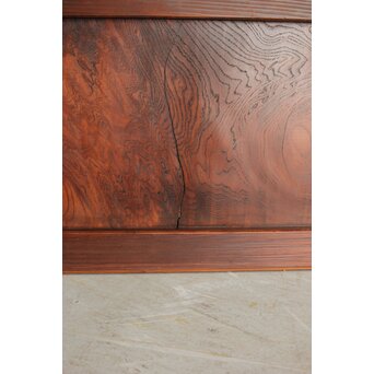 欅玉杢 黒格子戸 4枚1組　L1062 