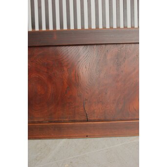 欅玉杢 黒格子戸 4枚1組　L1062 