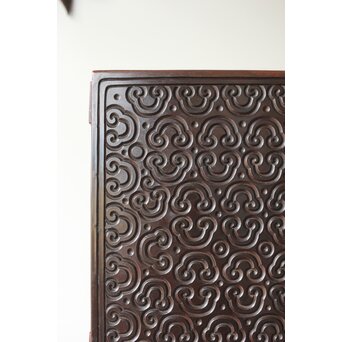 屈輪/倶利/剔犀/てきさい 如意雲紋 香箪笥/印材箱　Q313 