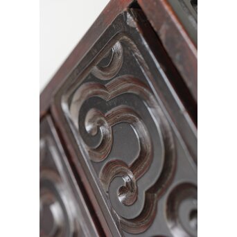 屈輪/倶利/剔犀/てきさい 如意雲紋 香箪笥/印材箱　Q313 