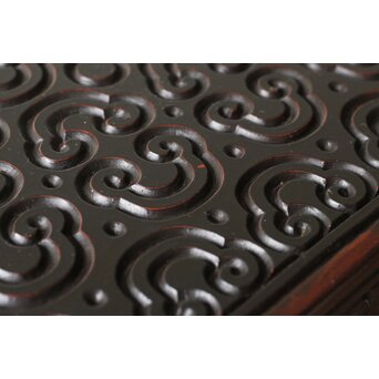 屈輪/倶利/剔犀/てきさい 如意雲紋 香箪笥/印材箱　Q313 