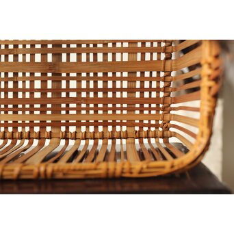 倣 飯塚琅玕斎写 竹工芸 花籠　U310 