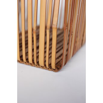 倣 飯塚琅玕斎写 竹工芸 花籠　U310 