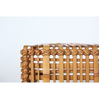 倣 飯塚琅玕斎写 竹工芸 花籠　U310 