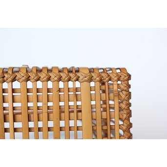 倣 飯塚琅玕斎写 竹工芸 花籠　U310 