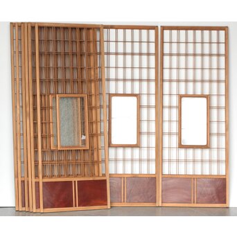 細身障子戸 8枚1組　F243