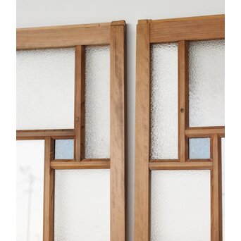 多種 色ガラス戸 2枚1組　GD0135Y 