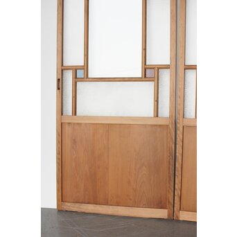 多種 色ガラス戸 2枚1組　GD0135Y 