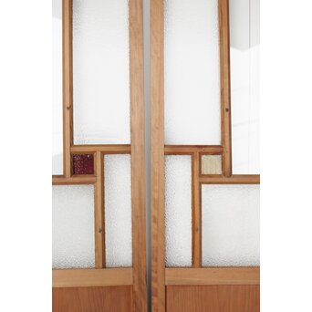 多種 色ガラス戸 2枚1組　GD0135Y 