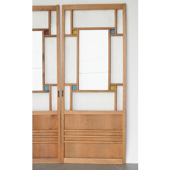 多種 色ガラス戸 2枚1組　GD0135Y 