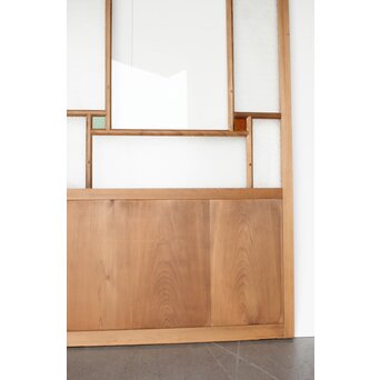 緑と黄色 色ガラス戸 2枚1組　GD0136Y 