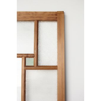 緑と黄色 色ガラス戸 2枚1組　GD0136Y 