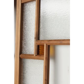 緑と黄色 色ガラス戸 2枚1組　GD0136Y 