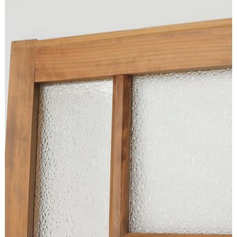 緑と黄色 色ガラス戸 2枚1組　GD0136Y 