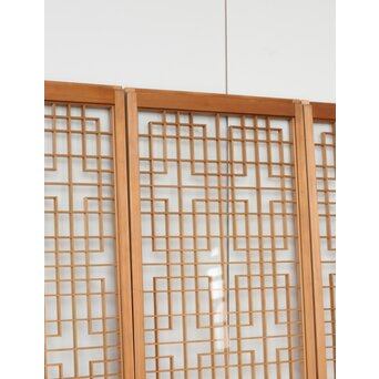 白木組子書院 両面ガラス 4枚1組　R0248 