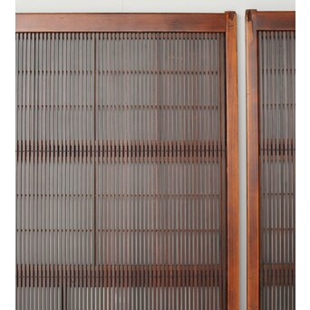 障子枠付 万本格子戸 3枚1組　L1064YD 