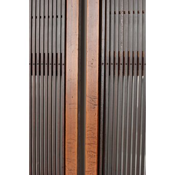 障子枠付 万本格子戸 3枚1組　L1064YD 