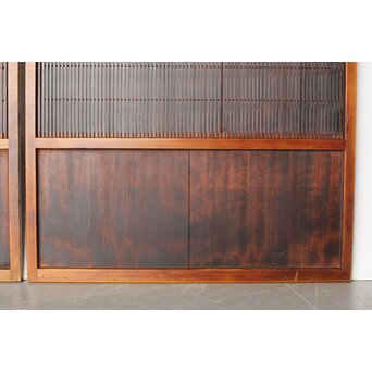 障子枠付 万本格子戸 3枚1組　L1064YD 