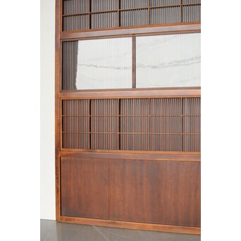 障子枠付 万本格子戸 3枚1組　L1064YD 