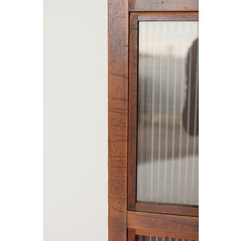 障子枠付 万本格子戸 3枚1組　L1064YD 