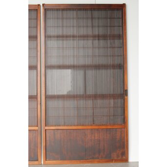 障子枠付 万本格子戸 3枚1組　L1064YD 