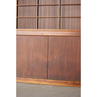 障子枠付 万本格子戸 3枚1組　L1064YD 