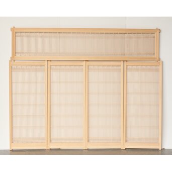 デッドストック筬欄間書院 5枚1組　R0250