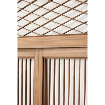 神代杉の組子書院欄間 5枚1組　R0251 