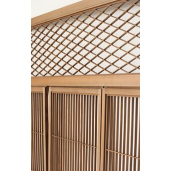 神代杉の組子書院欄間 5枚1組　R0251 