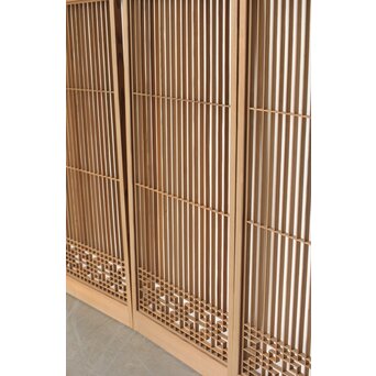 神代杉の組子書院欄間 5枚1組　R0251 