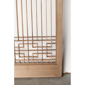 神代杉の組子書院欄間 5枚1組　R0251 